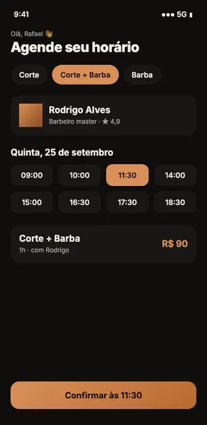 Cobre & Navalha — Agendamento