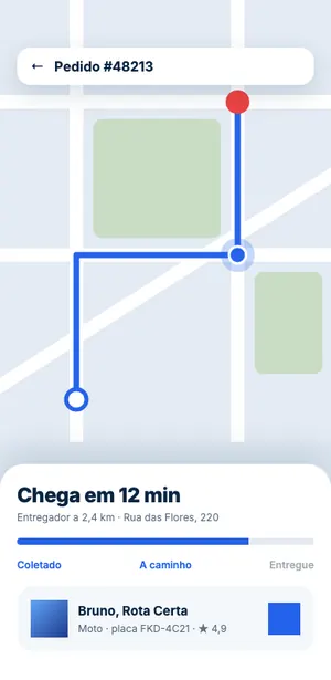 Rota Certa — Rastreio de entregas