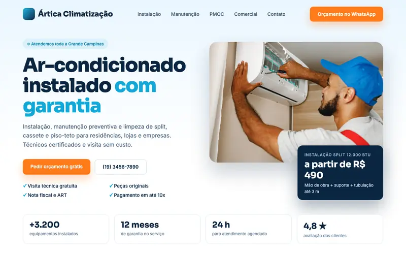 Ártica Climatização